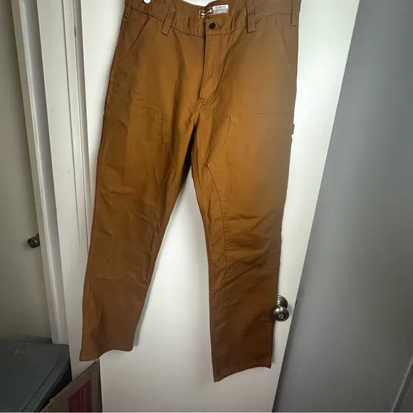 Carhartt Duck Double Front Relaxed Fit Rugged Flex Utility Work Pants NWT 36X34
