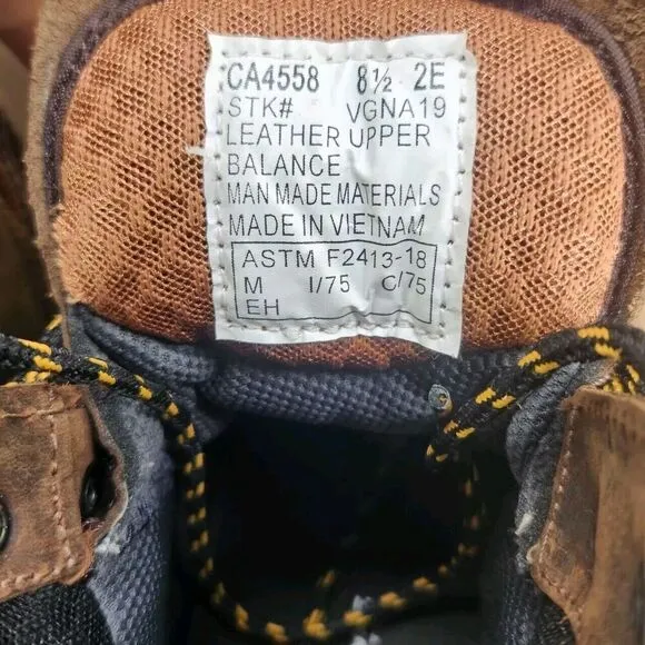 Carolina 7&quot; Gravel PC2 Waterproof Comp Toe 4x4 Hiker Work Boots CA4558 Men 8.5EE