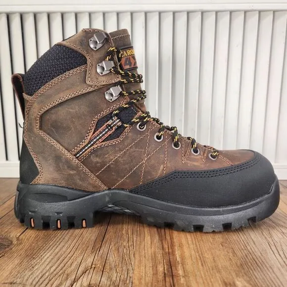 Carolina 7&quot; Gravel PC2 Waterproof Comp Toe 4x4 Hiker Work Boots CA4558 Men 8.5EE