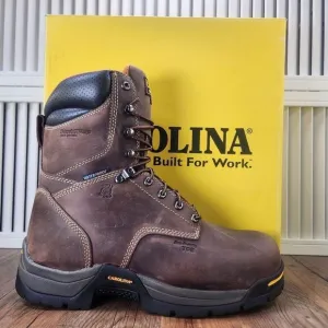 Carolina 8&quot; Waterproof Insulated Broad Comp Toe Work Boots CA8521 Mens Sz 9.5 EE