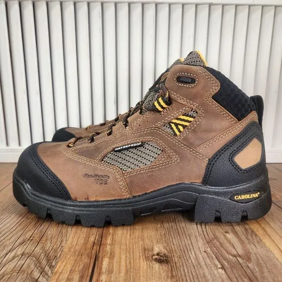 Carolina CA4552 Waterproof Composite Toe 4x4 Hiker Work Boots Mens Sz 8 EE Wide