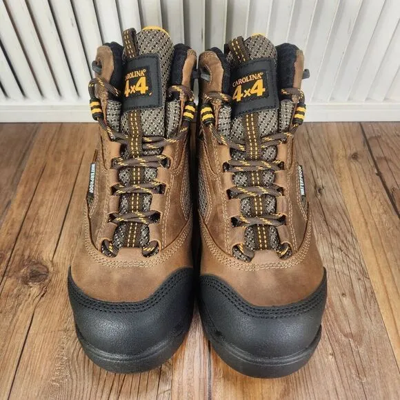Carolina CA4552 Waterproof Composite Toe 4x4 Hiker Work Boots Mens Sz 8 EE Wide