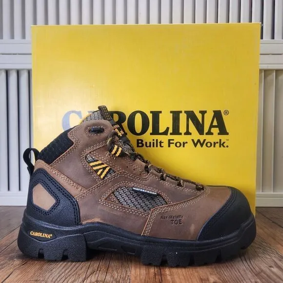 Carolina CA4552 Waterproof Composite Toe 4x4 Hiker Work Boots Mens Sz 8 EE Wide