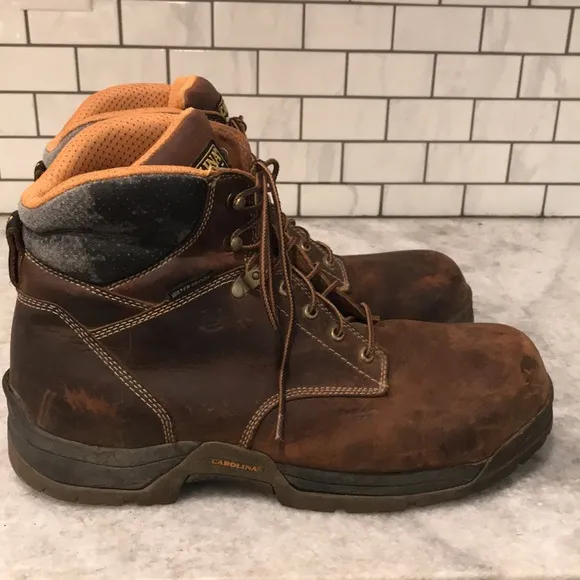 Carolina Work Boots Mens 15 Brown Safety Composite Toe Insulated CA5520 Leather