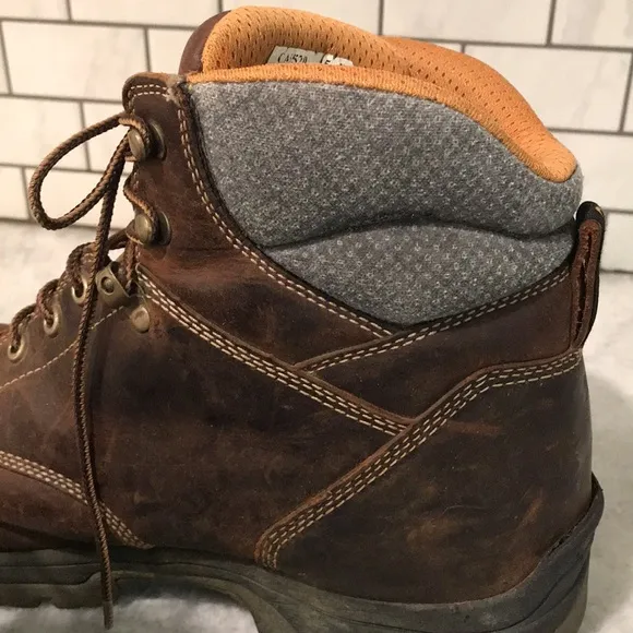 Carolina Work Boots Mens 15 Brown Safety Composite Toe Insulated CA5520 Leather