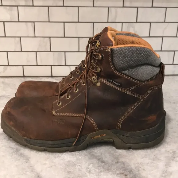 Carolina Work Boots Mens 15 Brown Safety Composite Toe Insulated CA5520 Leather