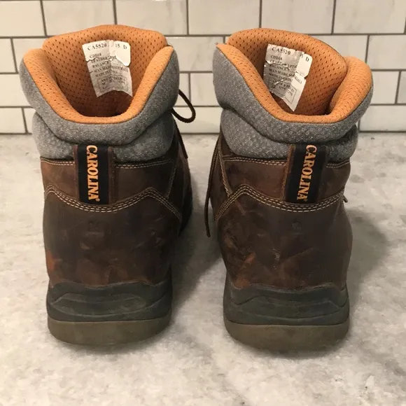 Carolina Work Boots Mens 15 Brown Safety Composite Toe Insulated CA5520 Leather