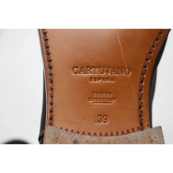 Cartujano Espana Riding Boot Shoes Women's  Size 39 Made in SPAIN