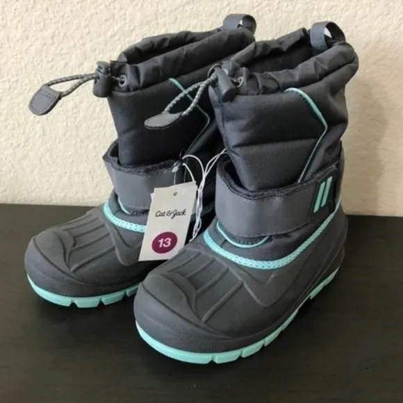Cat &amp; Jack Boots Snow ThermoliteGrey Waterproof