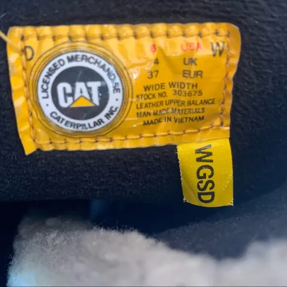 Caterpillar Polartec Suede Leather Winter Boots