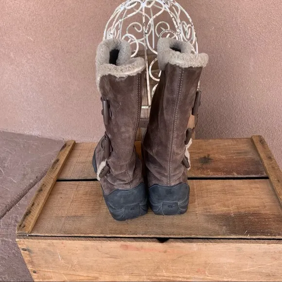 Caterpillar Polartec Suede Leather Winter Boots