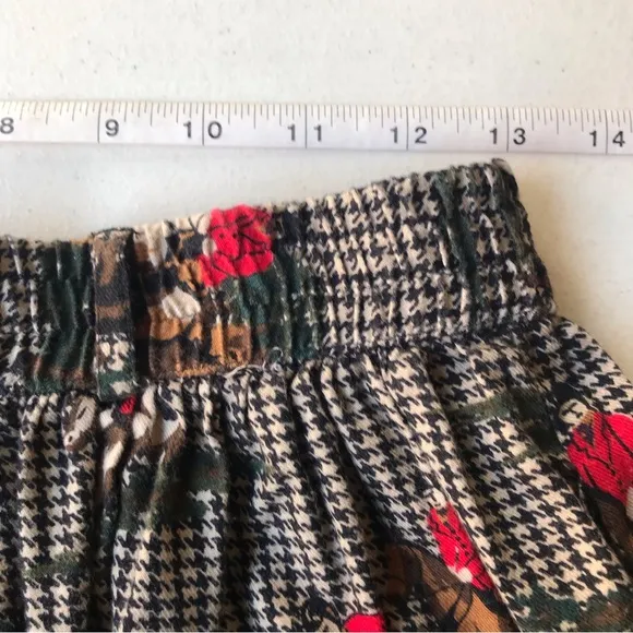 CHARTER CLUB | Vintage Equestrian Houndstooth Maxi Skirt Size L