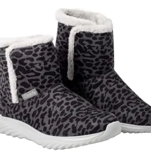 Cheeks Tony Little Gray Whimsgoth Cheetah Print Fit Body Sport Boots Size 9 NWT