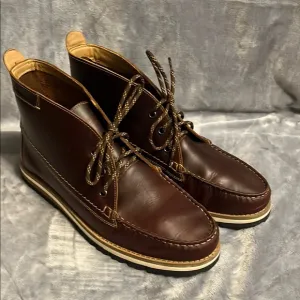 Clarks Durston Mid Beeswax Leather Lace-Up Boot