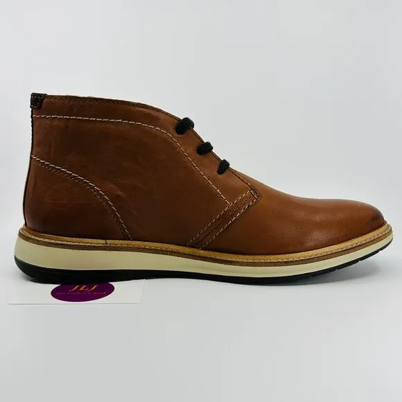 Clarks Men's Chantry Mid Tan Brown Leather Lace Up Chukkas Boots Size 10