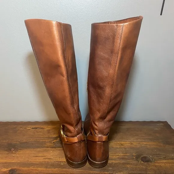 Coach Mysie Leather Riding Boots