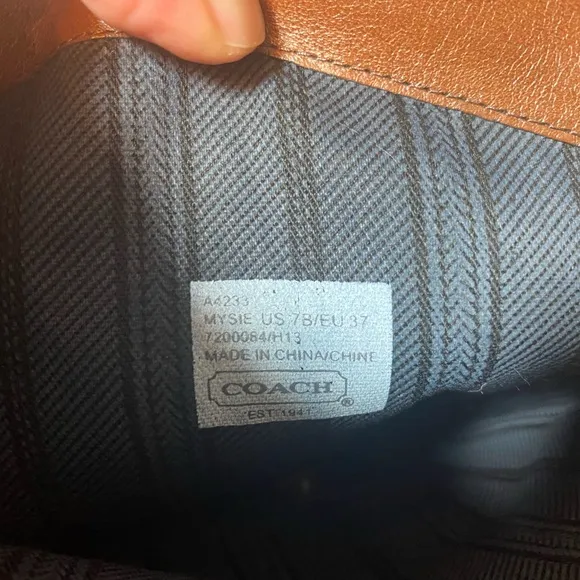 Coach Mysie Leather Riding Boots