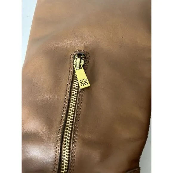 Coach Martta Soft Leather Riding Equestrian Brown Boots Size 7 B MSRP $295