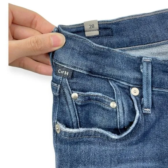 COH Rocket High Rise Skinny in Rival Blue Dark Wash Size 28