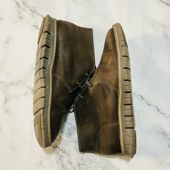 Cole Haan Chukka Boots Mens 9 Stitch Out Zero Grand Brown Leather