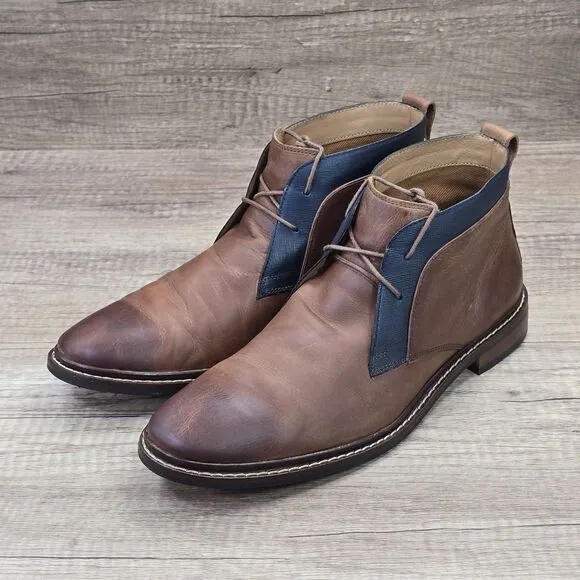 Cole Haan Graydon Men's Size 9M Brown Leather Chukka Boots (C24141)