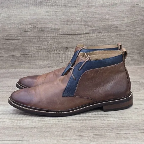 Cole Haan Graydon Men's Size 9M Brown Leather Chukka Boots (C24141)