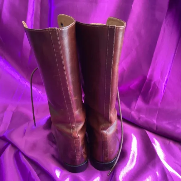 Cole Haan Leather Lace Boots