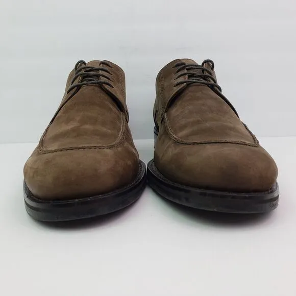 Cole Haan Mens Size 11.5 Brown Leather Suede Waterproof Dress Oxford Shoes
