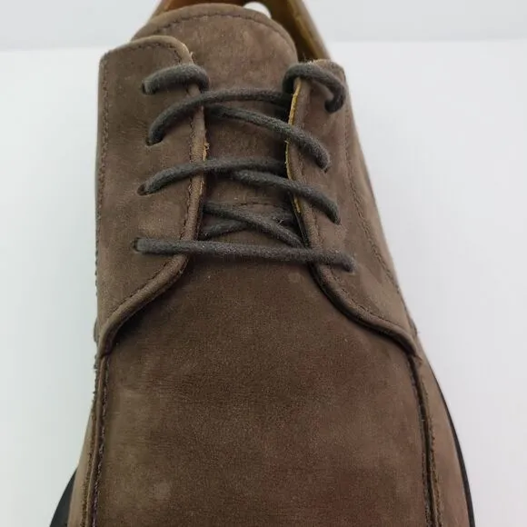Cole Haan Mens Size 11.5 Brown Leather Suede Waterproof Dress Oxford Shoes