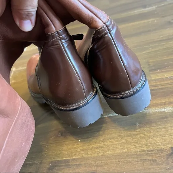 Cole Haan Parson Over the Knee Ridding Boots Brown Chestnut 5B Equestrian