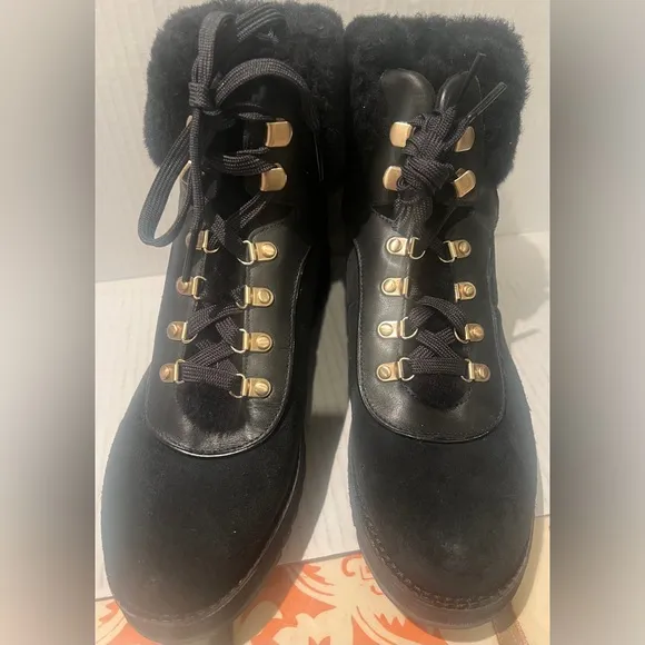 COLE HAAN ZEROGRAND Leather &amp; Wool Hiking Boot Casual WearWomen’s Size 8 NEW