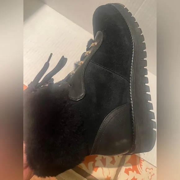 COLE HAAN ZEROGRAND Leather &amp; Wool Hiking Boot Casual WearWomen’s Size 8 NEW