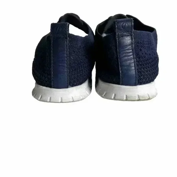 Cole Haan Zerogrand Stitchlite Knit Navy Wingtip Oxford Shoes Women’s 10B C8