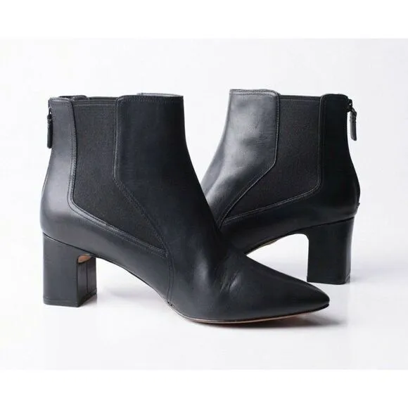 Cole Haan Etta Womens Black Leather Chelsea Ankle Boots Booties Sz 9.5 Grand 360