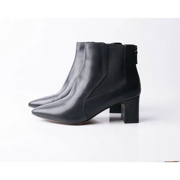 Cole Haan Etta Womens Black Leather Chelsea Ankle Boots Booties Sz 9.5 Grand 360