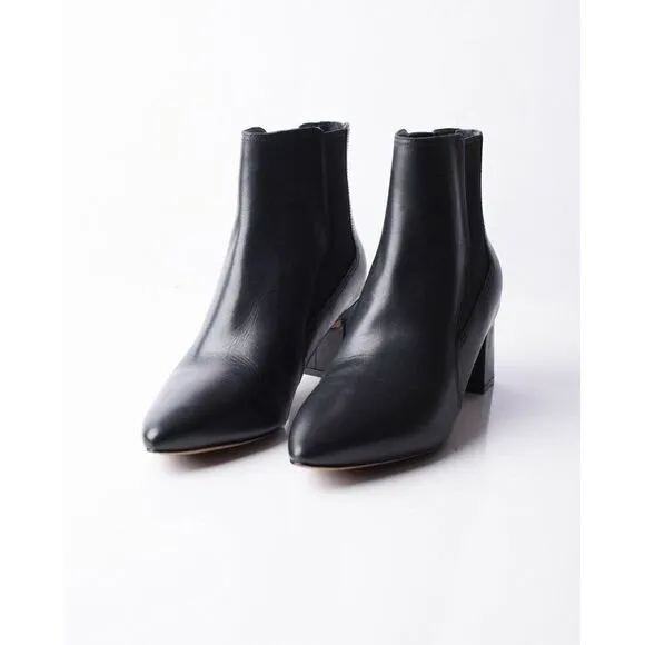 Cole Haan Etta Womens Black Leather Chelsea Ankle Boots Booties Sz 9.5 Grand 360