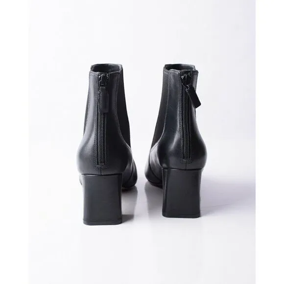 Cole Haan Etta Womens Black Leather Chelsea Ankle Boots Booties Sz 9.5 Grand 360