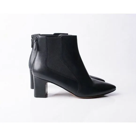 Cole Haan Etta Womens Black Leather Chelsea Ankle Boots Booties Sz 9.5 Grand 360
