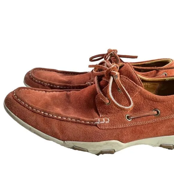 Cole Haan Cinnamon Brown Suede Lace Up Water Proof Shoes