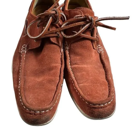 Cole Haan Cinnamon Brown Suede Lace Up Water Proof Shoes