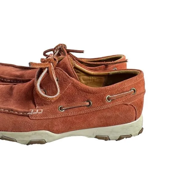 Cole Haan Cinnamon Brown Suede Lace Up Water Proof Shoes