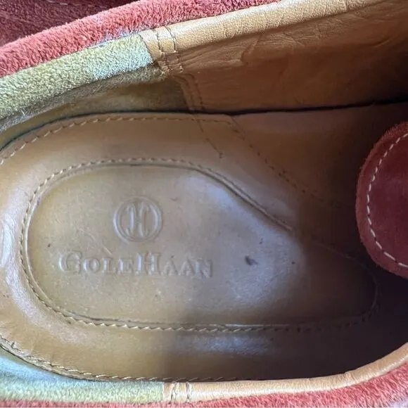 Cole Haan Cinnamon Brown Suede Lace Up Water Proof Shoes