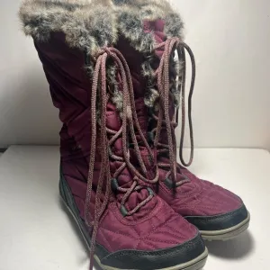 Columbia Boots Womens 8.5 Minx III Winter Tall MidCalf Lace Up BL596