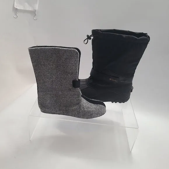 Columbia Boots Youth Unisex Black Size 6Y Boys‎ Girls Winter Snow BY1324-012