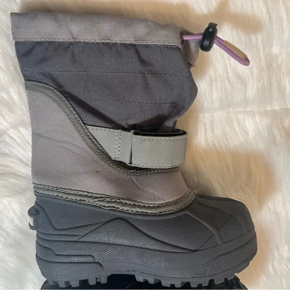 Columbia Gray Waterproof Winter Snow Boots