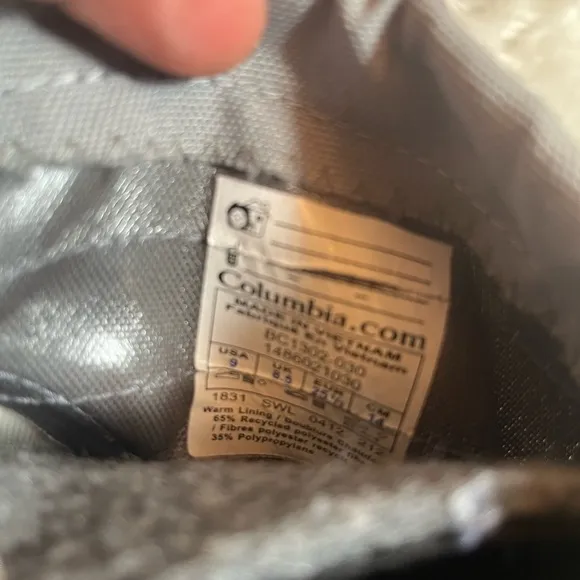 Columbia Gray Waterproof Winter Snow Boots