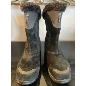 Columbia Ice Maiden Slip Waterproof Winter Boots Black Suede Rubber Women’s 10 M
