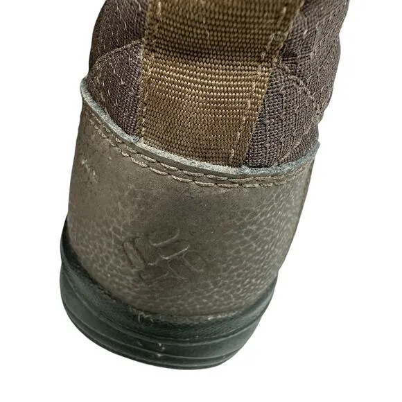 Columbia Ice Maiden Snow Boots Womens SZ 7 Brown Suede Lace Up Fur 1554171232