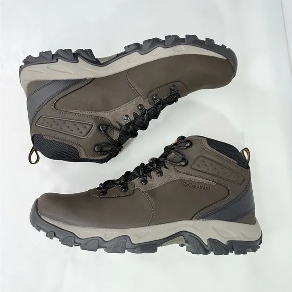 Columbia Men’s Newton Ridge Plus II Waterproof Hiking Boots. Brown. Size…