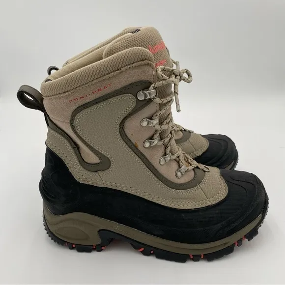 Columbia Omni-Heat Bugaboot Insulated Winter Hiking Trail Ankle Boots Size 7